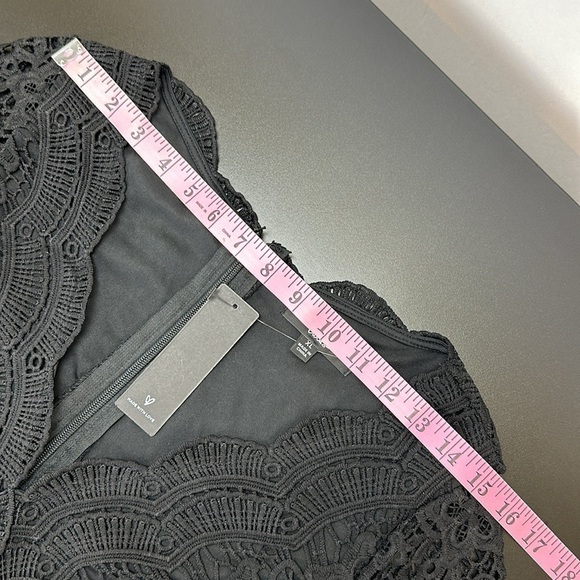 Lulu's “Angel in Disguise” Black Lace Mini Dress - Picture 11 of 14